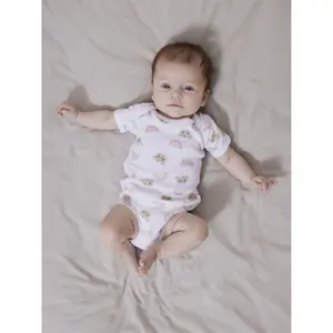 Baby girl bodysuit Name it Orchid Pink Teddy (x2) image-4