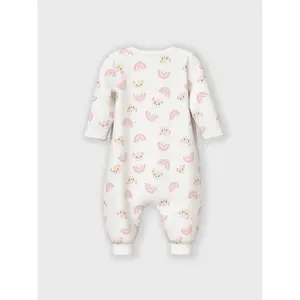 Baby girl romper Name it Orchid Pink Teddy image-1
