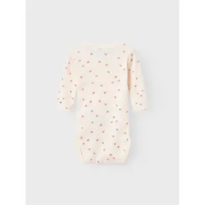 Long-sleeved baby girl romper Name it Hearts (x2) image-1