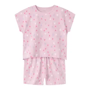 Baby girl pyjamas Name it Cap Hearts image-0