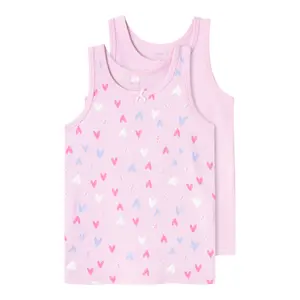 Girl's tank top Name it Tank Hearts (x2) image-0