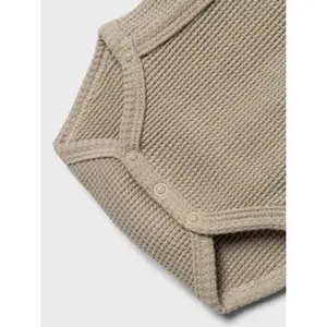 Baby long-sleeved romper Name it Waffe image-3