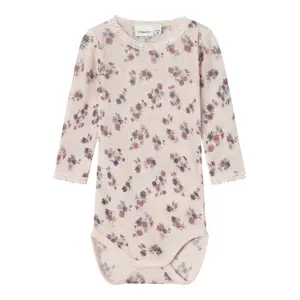 Baby girl long sleeve wool romper Name it Wang image-0