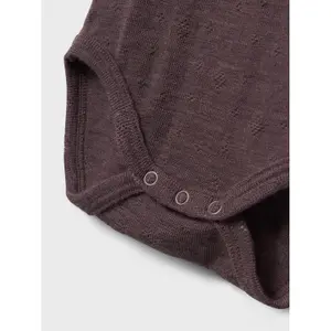 Baby girl long sleeve wool romper Name it Wang image-4