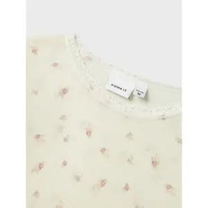 Girls' long-sleeve wool T-shirt Name it Wang 4737930 image-3