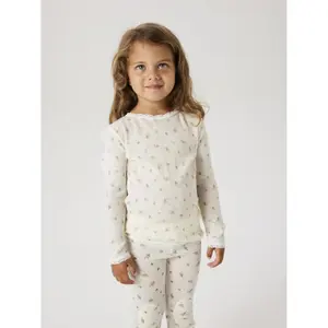 Girls' long-sleeve wool T-shirt Name it Wang 4737930 image-5