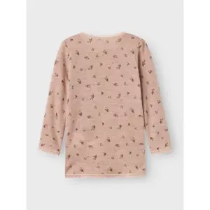 Girls' long-sleeve wool T-shirt Name it Wang image-1