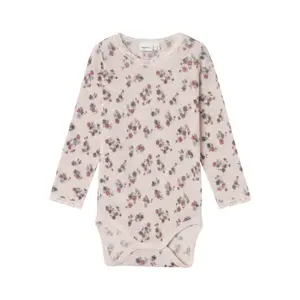 Long sleeve wool bodysuit for girls Name it Wang image-0