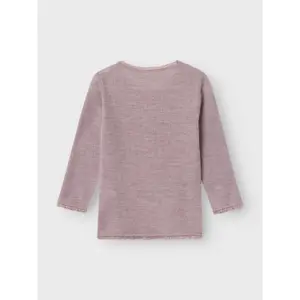 Baby girl long sleeve wool t-shirt Name it Wang image-1