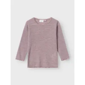 Baby girl long sleeve wool t-shirt Name it Wang image-2