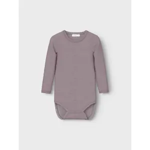 Baby girl long sleeve wool bodysuit Name it Wang image-1
