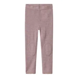 Girls' leggings with knee pads wool Name it Wang image-0