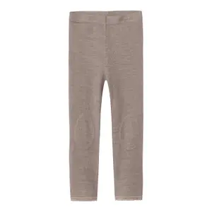 Baby girl knitted knee pad leggings Name it Wang image-0