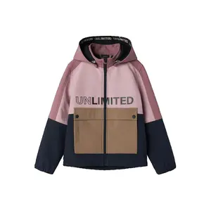 Girl's hooded jacket Name it image-0