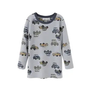 Baby boy long-sleeve wool t-shirt Name it Wang image-0