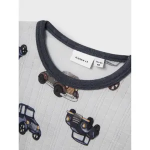 Baby boy long-sleeve wool t-shirt Name it Wang image-5