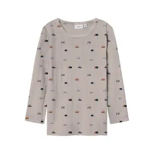 Baby boy long-sleeve wool t-shirt Name it Wang image-0