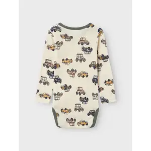 Long-sleeved wool bodysuit for kids Name it Wang image-1