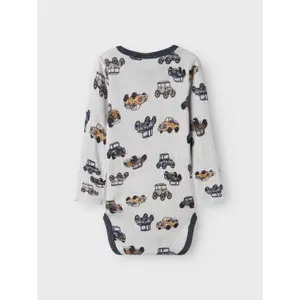 Long-sleeved wool bodysuit for kids Name it Wang image-1