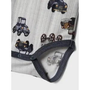 Long-sleeved wool bodysuit for kids Name it Wang image-2