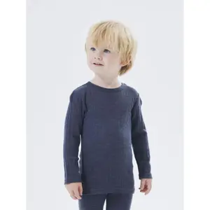 Baby boy long-sleeve wool t-shirt Name it Wang image-2