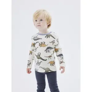 Children's wool T-shirt Name it Willitus image-1