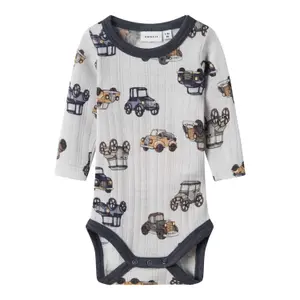 Baby boy long sleeve wool romper Name it Wang image-0