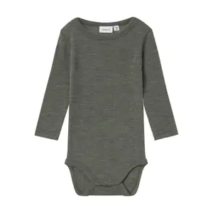 Baby boy long sleeve wool romper Name it Wang image-0