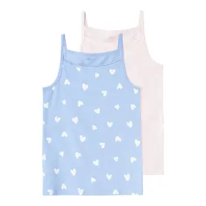 Girl's tank top Name it Strap Serenity Heart (x2) image-0