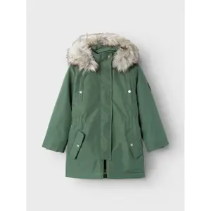 Girl's hooded parka Name it Milla image-1