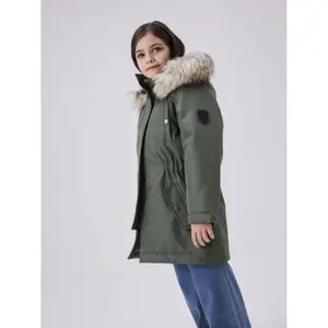 Girl's hooded parka Name it Milla image-2