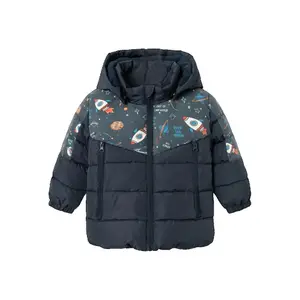 Baby boy down jacket Name it Maglow image-0