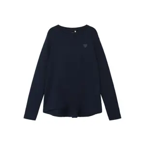 Girl's loose-fitting long-sleeve T-shirt Name it Violine image-0