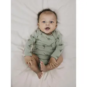 Baby boy long sleeve romper Name it Dino (x3) image-3
