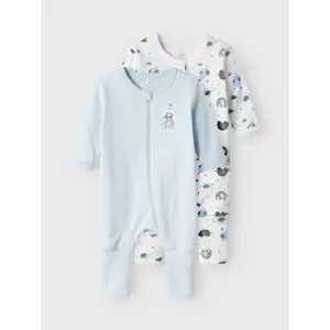 Baby boy zipped romper Name it Elephant (x2) image-2