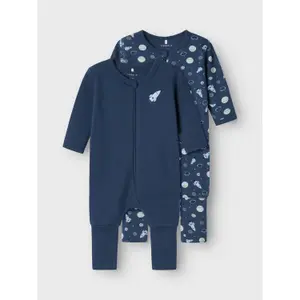 Baby boy zipped romper Name it Space (x2) image-2