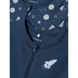 Baby boy zipped romper Name it Space (x2) image-3