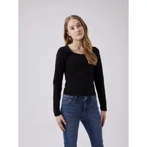 Girl's long-sleeved crop T-shirt Name it Nove image-1