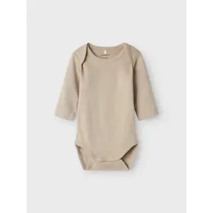 Baby long-sleeved bodysuit Name it Core 2 (x3) image-1