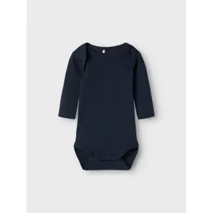 Baby long-sleeved bodysuit Name it Core 2 (x3) image-1