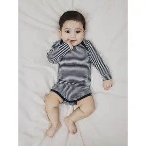 Baby long-sleeved bodysuit Name it Core 2 (x3) image-3