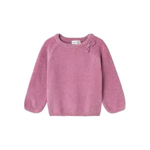 Girls' round neck sweater Name it Fretally image-0