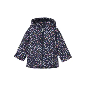 Girl's hooded waterproof jacket Name it Maxi image-0