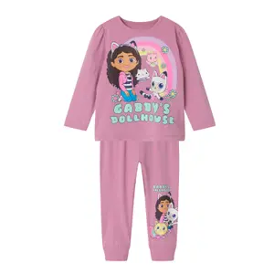 Baby girl long sleeve pyjamas Name it Saba Gabby image-0