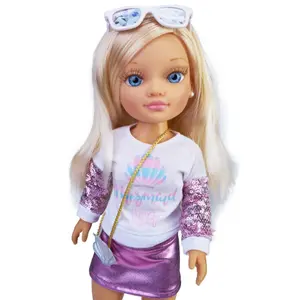 Doll clothing set with glitter accessories Nancy image-3