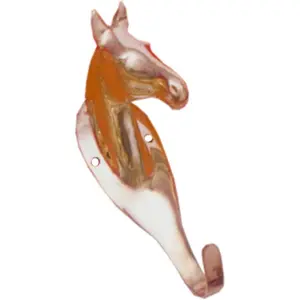 Trensenhalter Reiten mit großem Pferdekopf Nandan Relief image-0