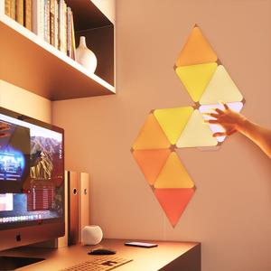 Lot de 9 panneaux LED triangles Nanoleaf Shapes Starte Kit image-2
