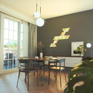 Lot de 9 panneaux LED triangles Nanoleaf Shapes Starte Kit image-5