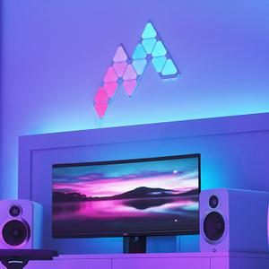 Lot de 10 panneaux LED mini triangles Nanoleaf Shapes image-3