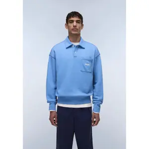 Poloshirt Sweatshirt aus French Terry Napapijri Miraat image-1